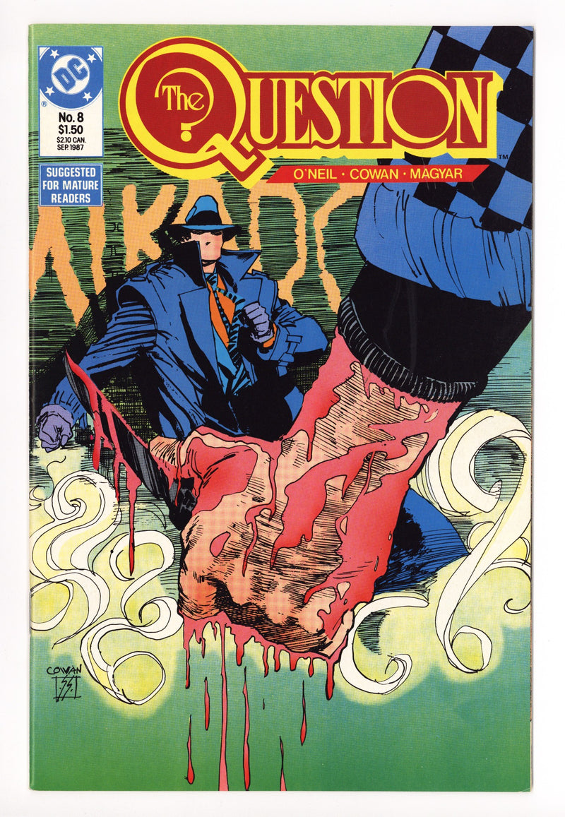 The Question Vol 1 8 High Grade (1987) 