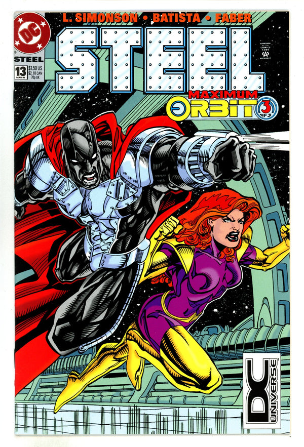Steel 13 VF- (7.5) (1995) DC Universe Logo