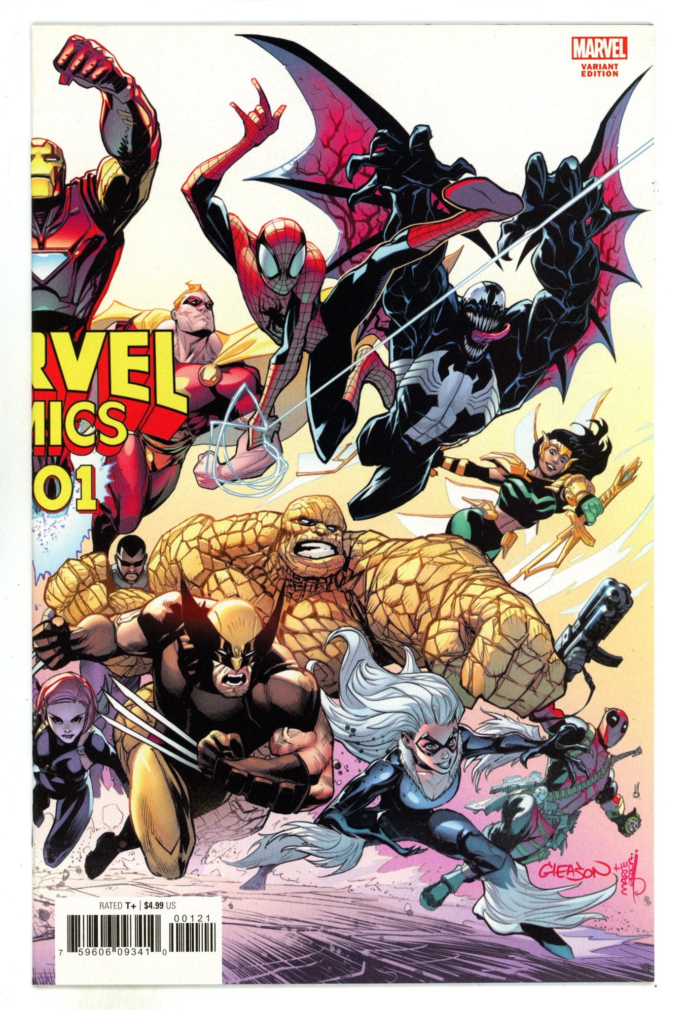 Marvel Comics 1001 High Grade (2019) Gleason Wraparound Variant 