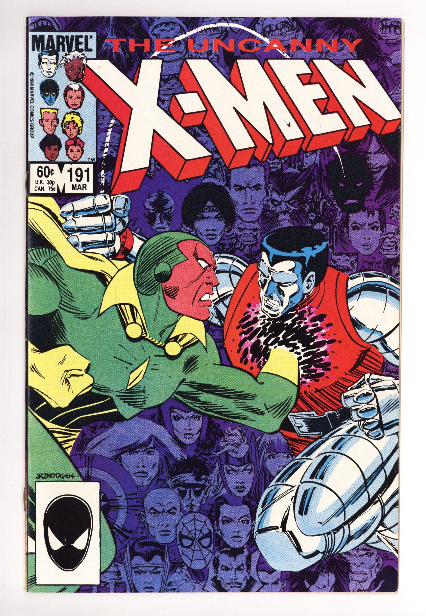 The Uncanny X-Men Vol 1 191 NM- (9.2) (1985) 