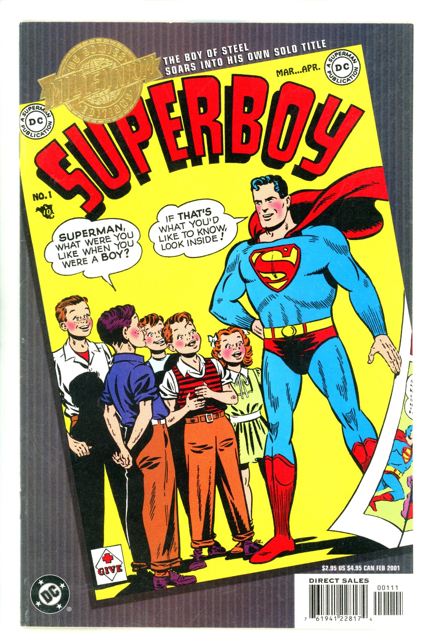Millennium Edition: Superboy No. 1 [nn] FN/VF (7.0) (2001) 