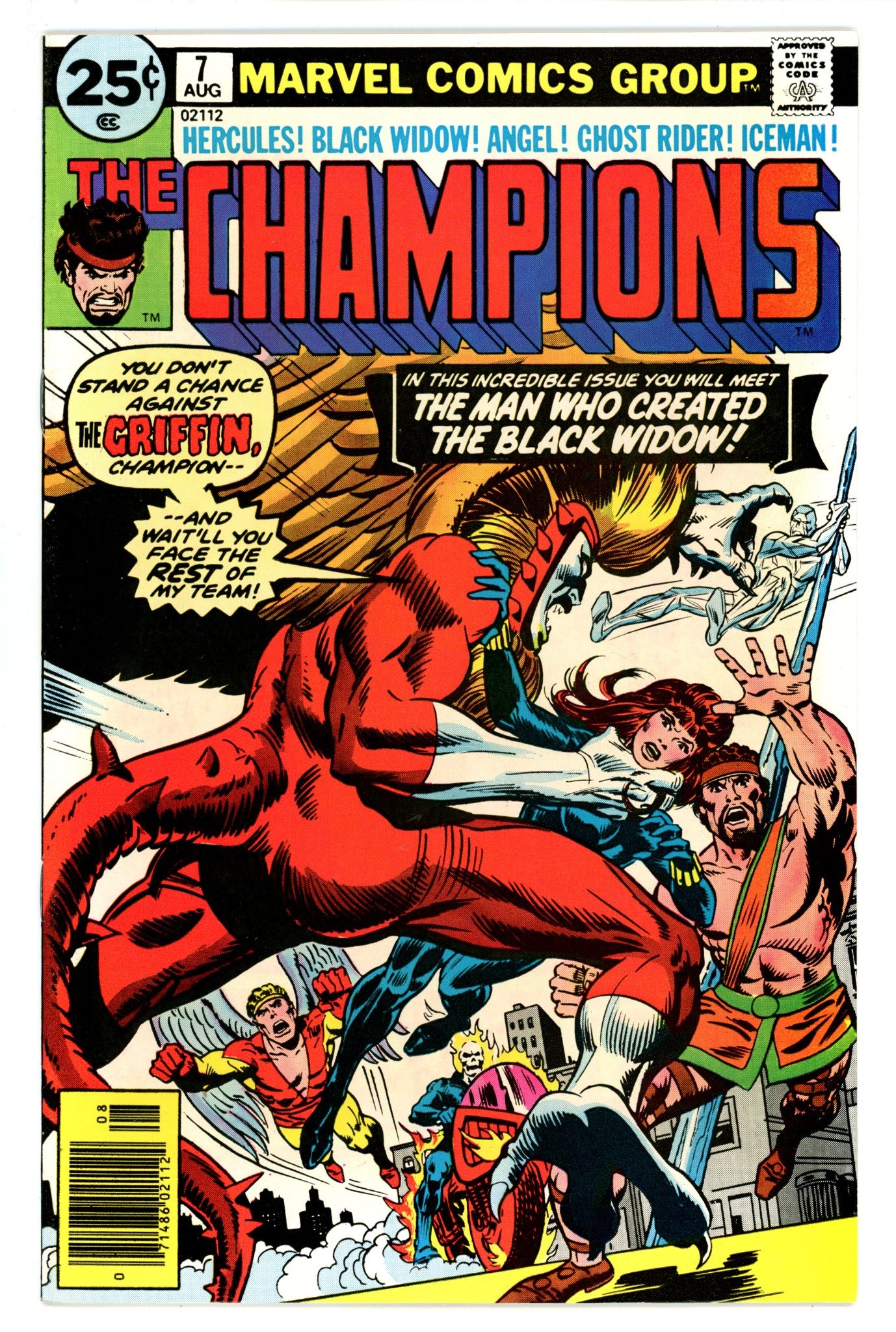 The Champions Vol 1 7 VF+ (8.5) (1976) 