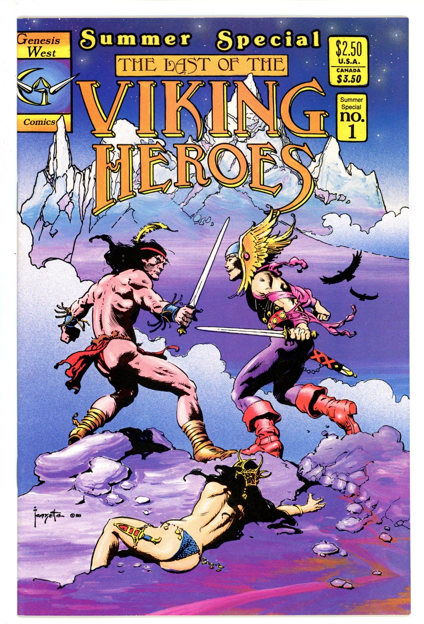 The Last of the Viking Heroes Summer Special 1 VF- (7.5) (1988) 
