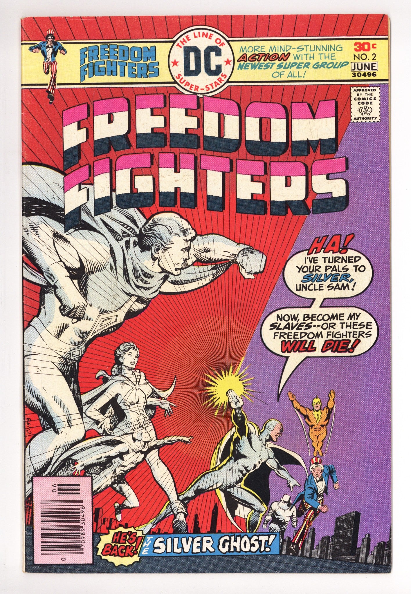 Freedom Fighters Vol 1 2 Mid Grade (1976) 