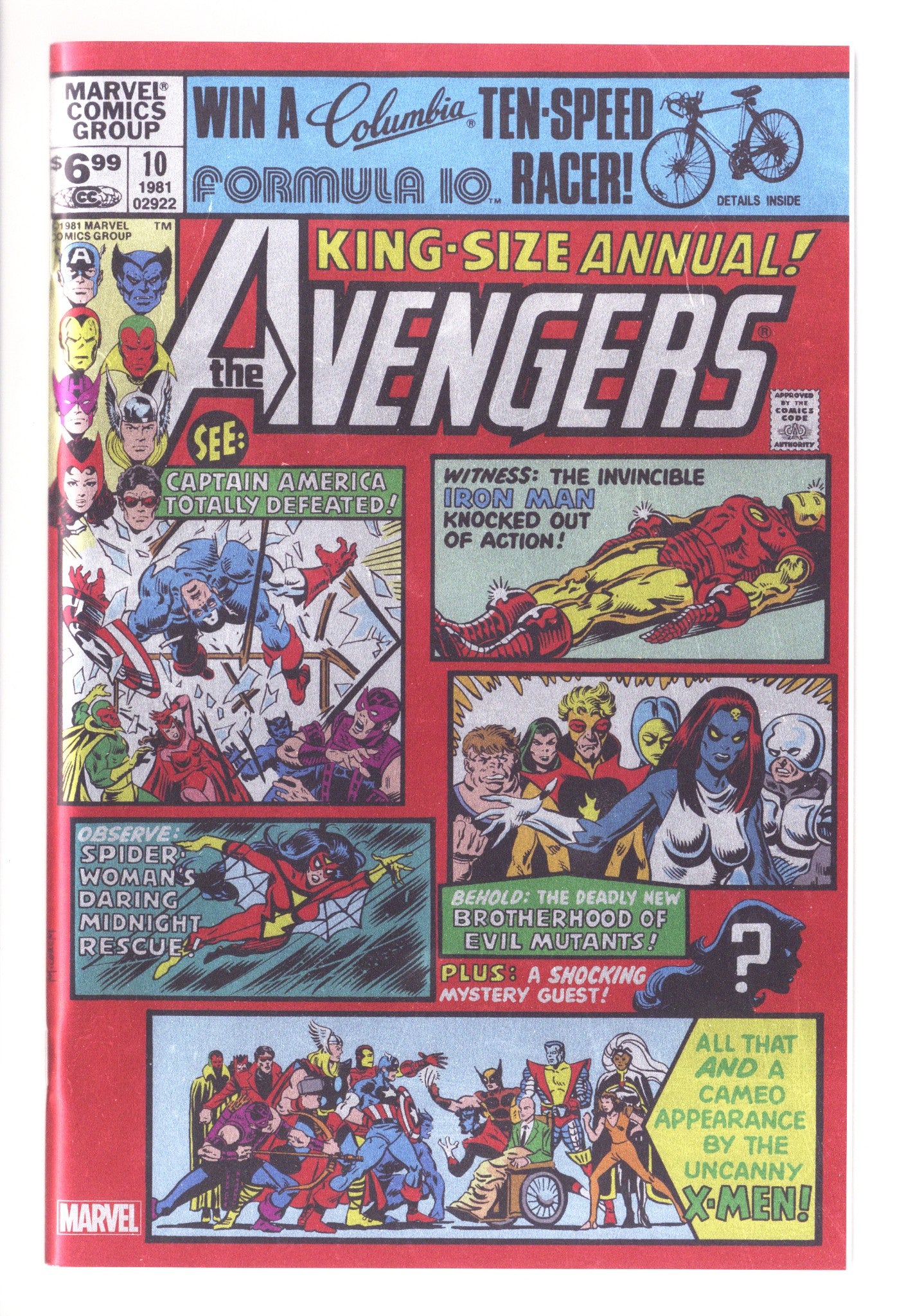 Avengers Annual #10 Facsimile Edition [nn] High Grade (2024) Foil Variant 