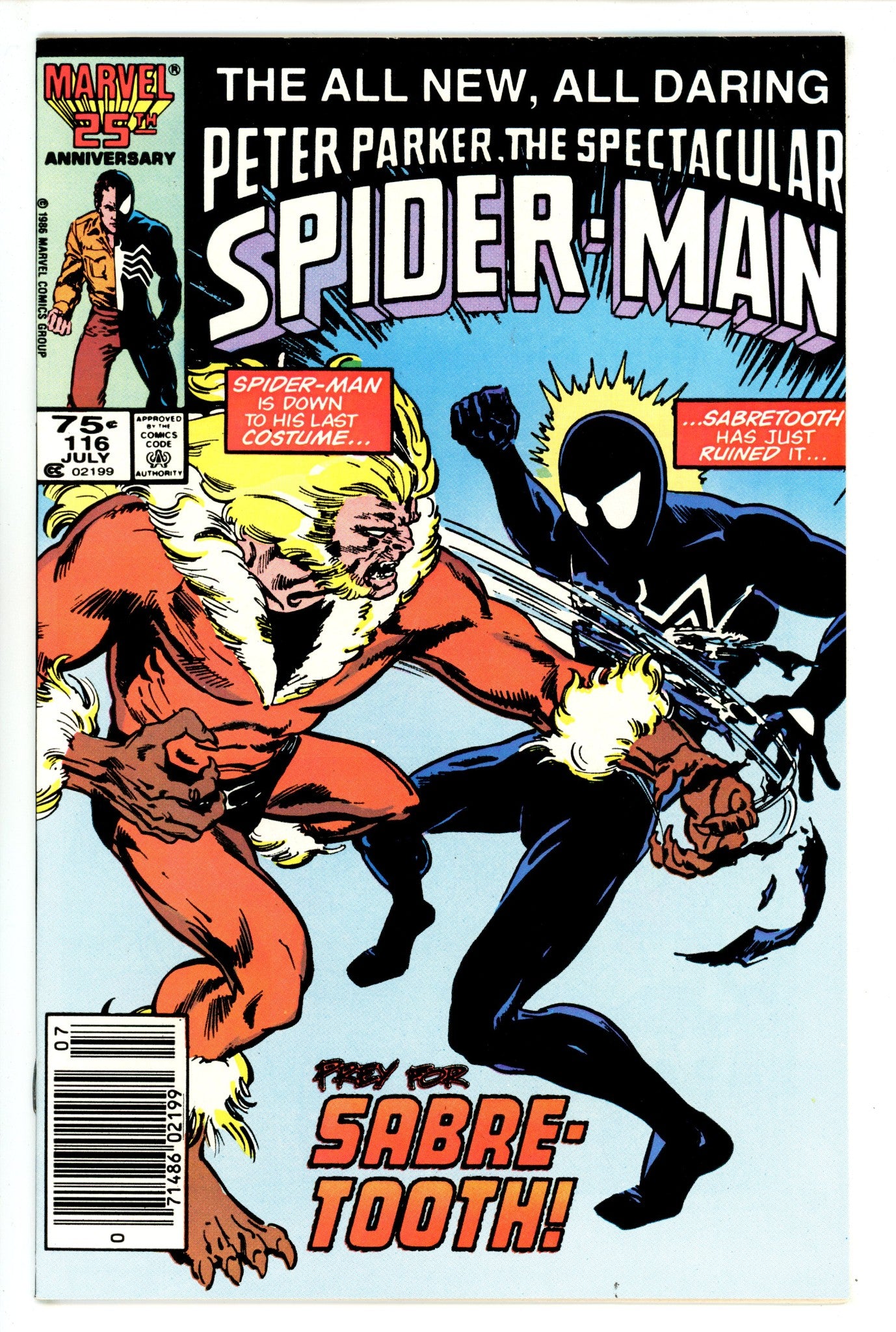 The Spectacular Spider-Man Vol 1 116 VF/NM (9.0) (1986) Newsstand 