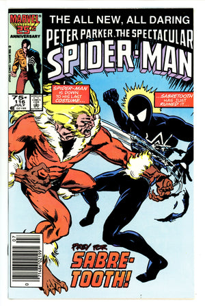 The Spectacular Spider-Man Vol 1 116 VF/NM (9.0) (1986) Newsstand