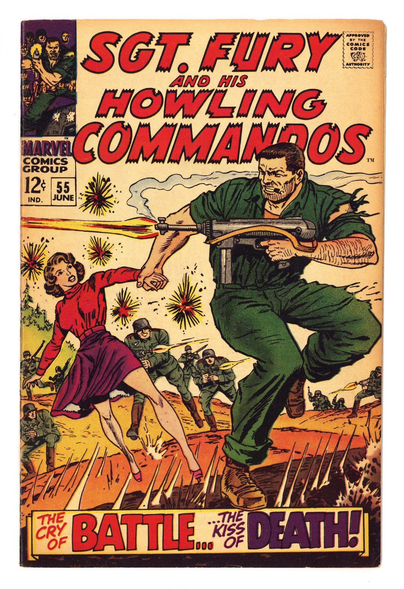 Sgt. Fury 55 VF- (7.5) (1968) 