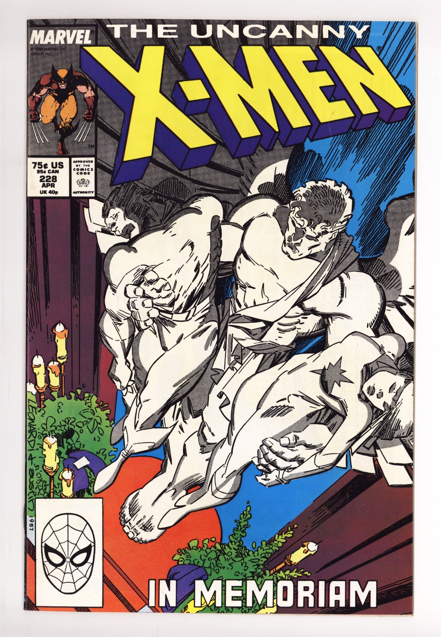 The Uncanny X-Men Vol 1 228 Mid Grade (1988) 