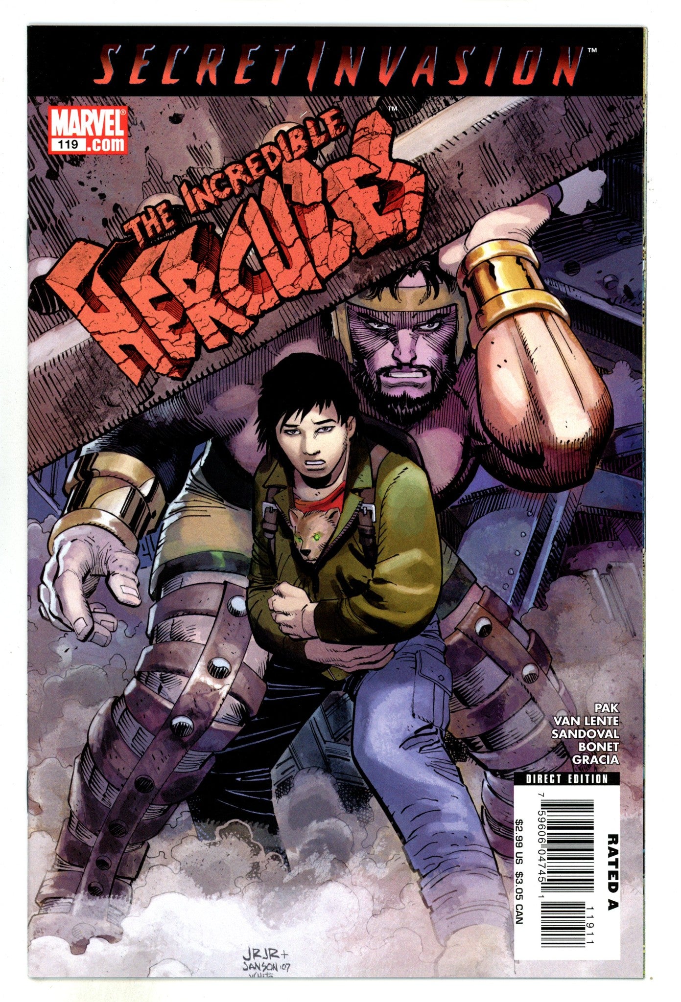 Incredible Hercules 119 High Grade (2008) 