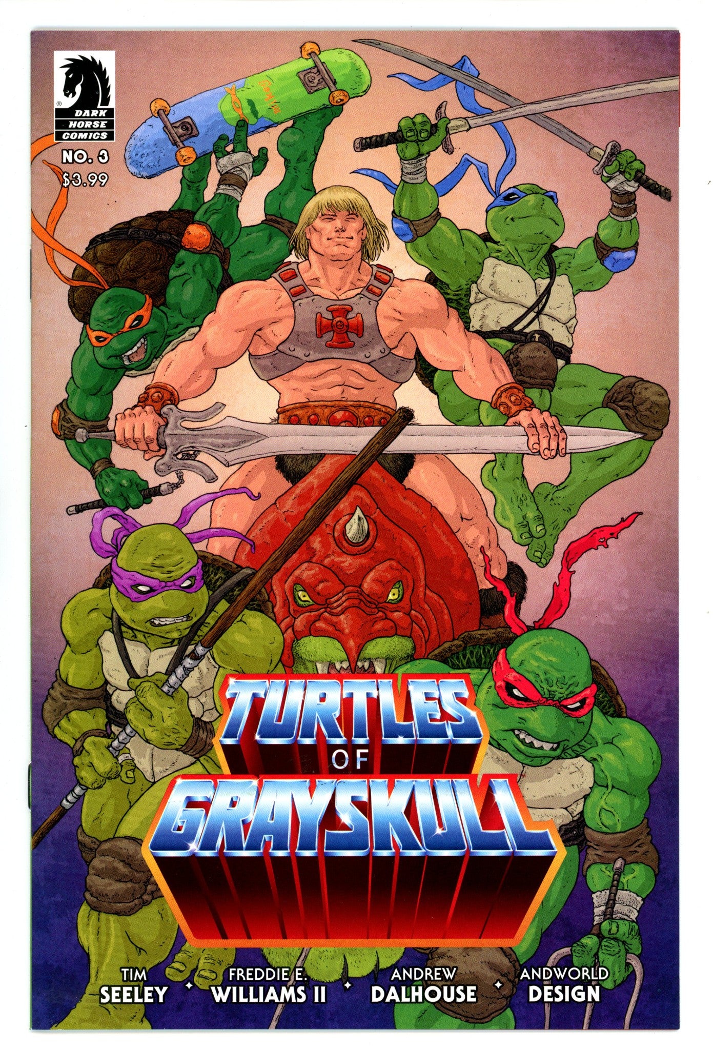 Masters Of The Universe / Teenage Mutant Ninja Turtles: Turtles Of Grayskull 3 Villalobos Variant (2025)