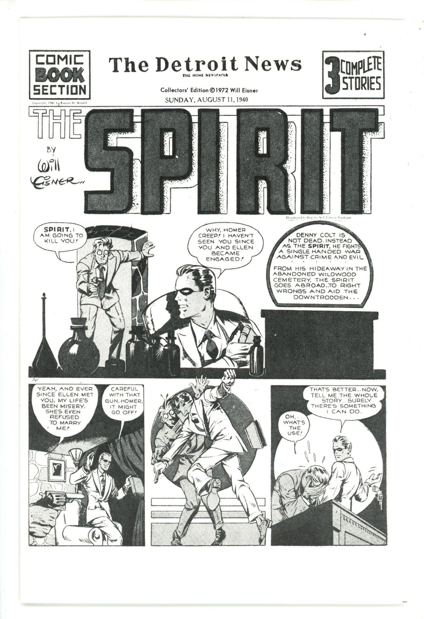 The Spirit: The Spirit As A Comedian [nn] Collector'S Edition (1972)