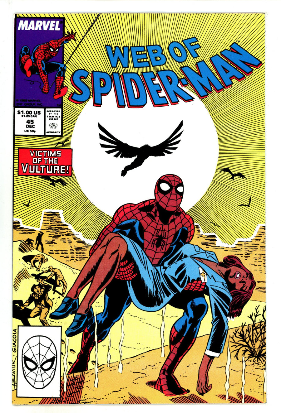 Web of Spider-Man Vol 1 45 High Grade (1988) 