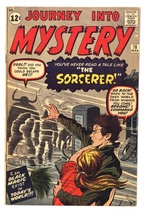 Journey into Mystery Vol 1 78 FN- (5.5) (1962) 