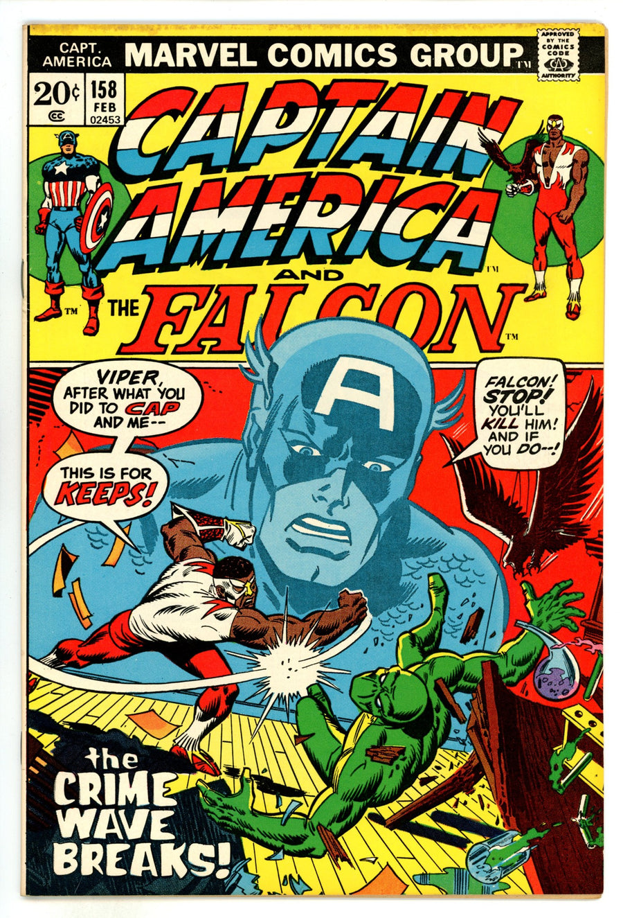 Captain America Vol 1 158 FN/VF (7.0) (1973) 