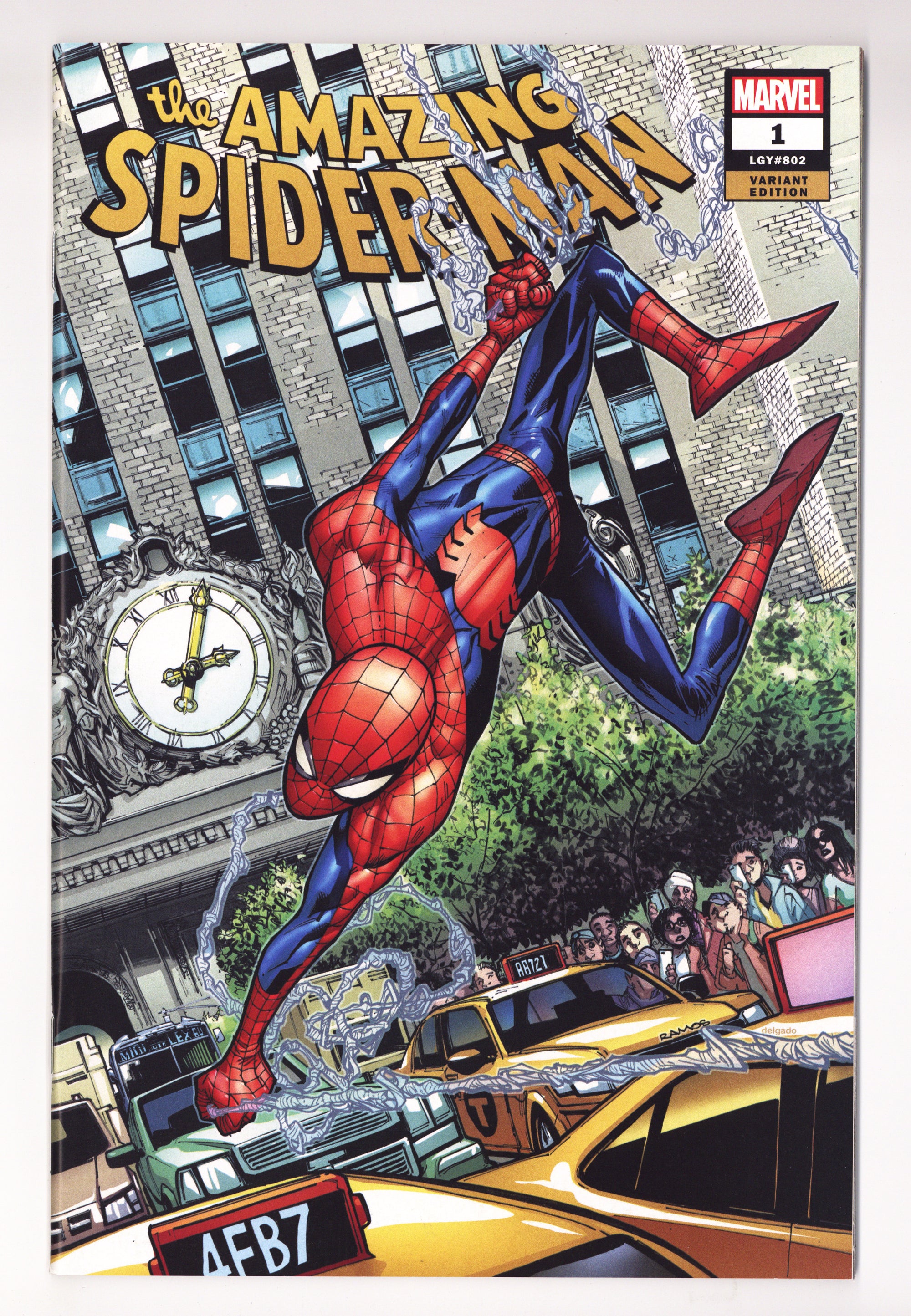 Amazing Spider-Man Vol 5 1 (802)  NM- (9.2)   (2018)     Exclusive Variant  