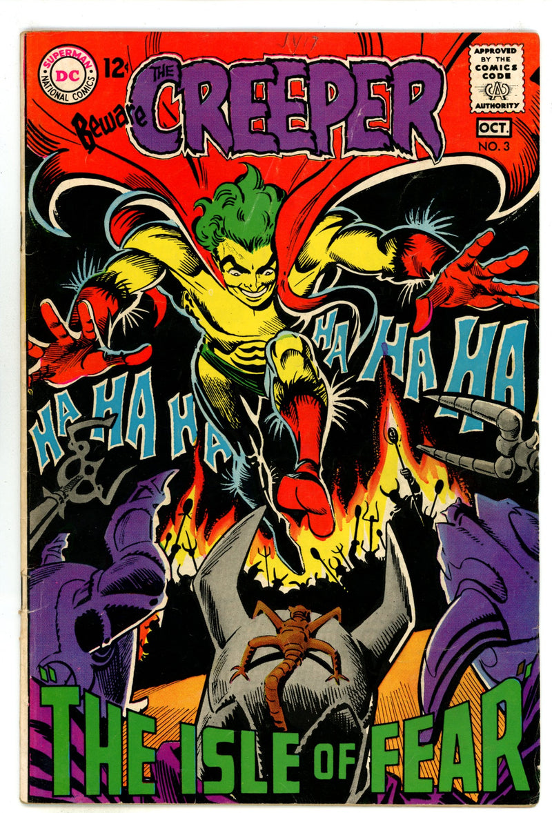 Beware the Creeper Vol 1 3 VG (4.0) (1968) 