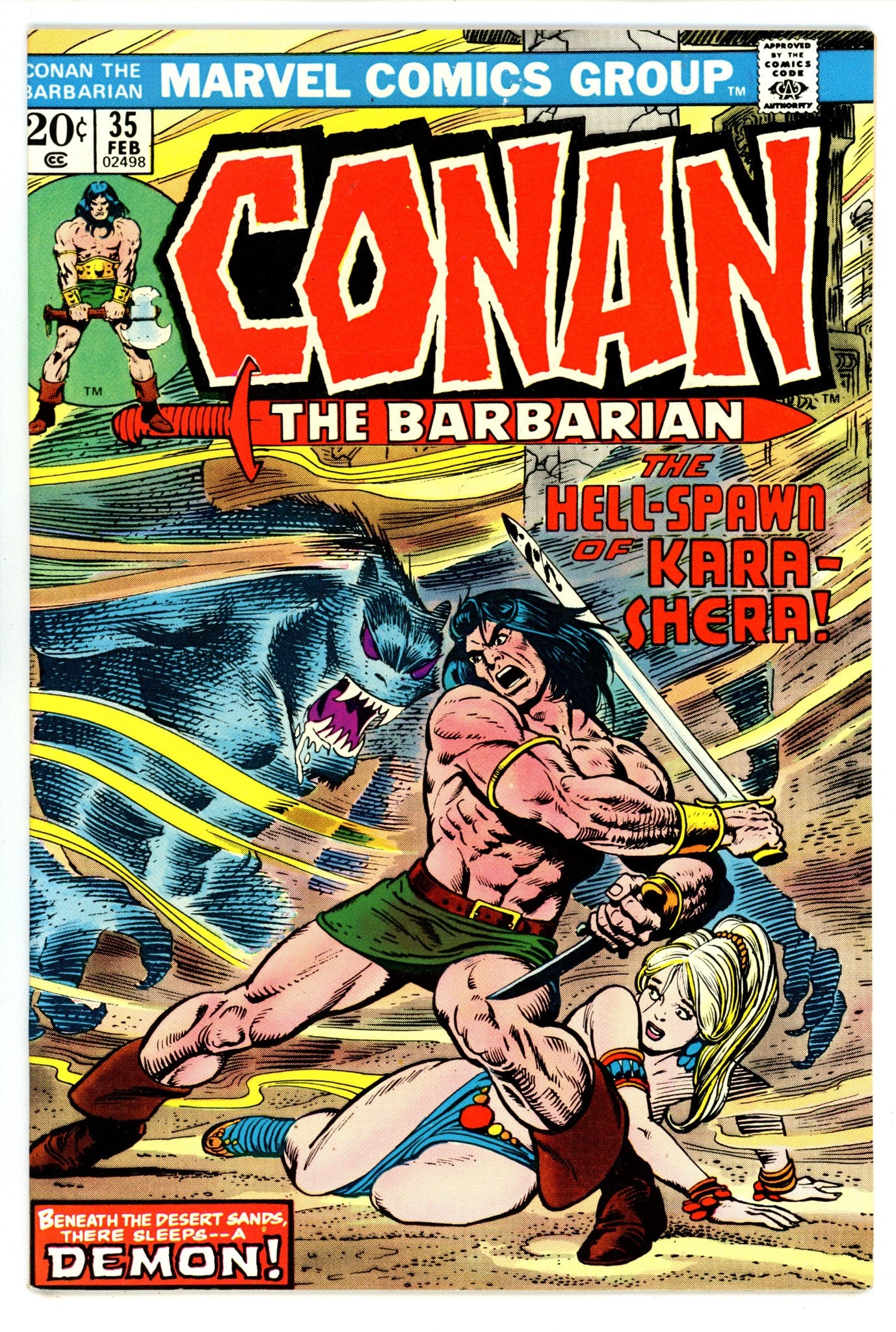 Conan the Barbarian Vol 1 35 VF/NM (9.0) (1974) 
