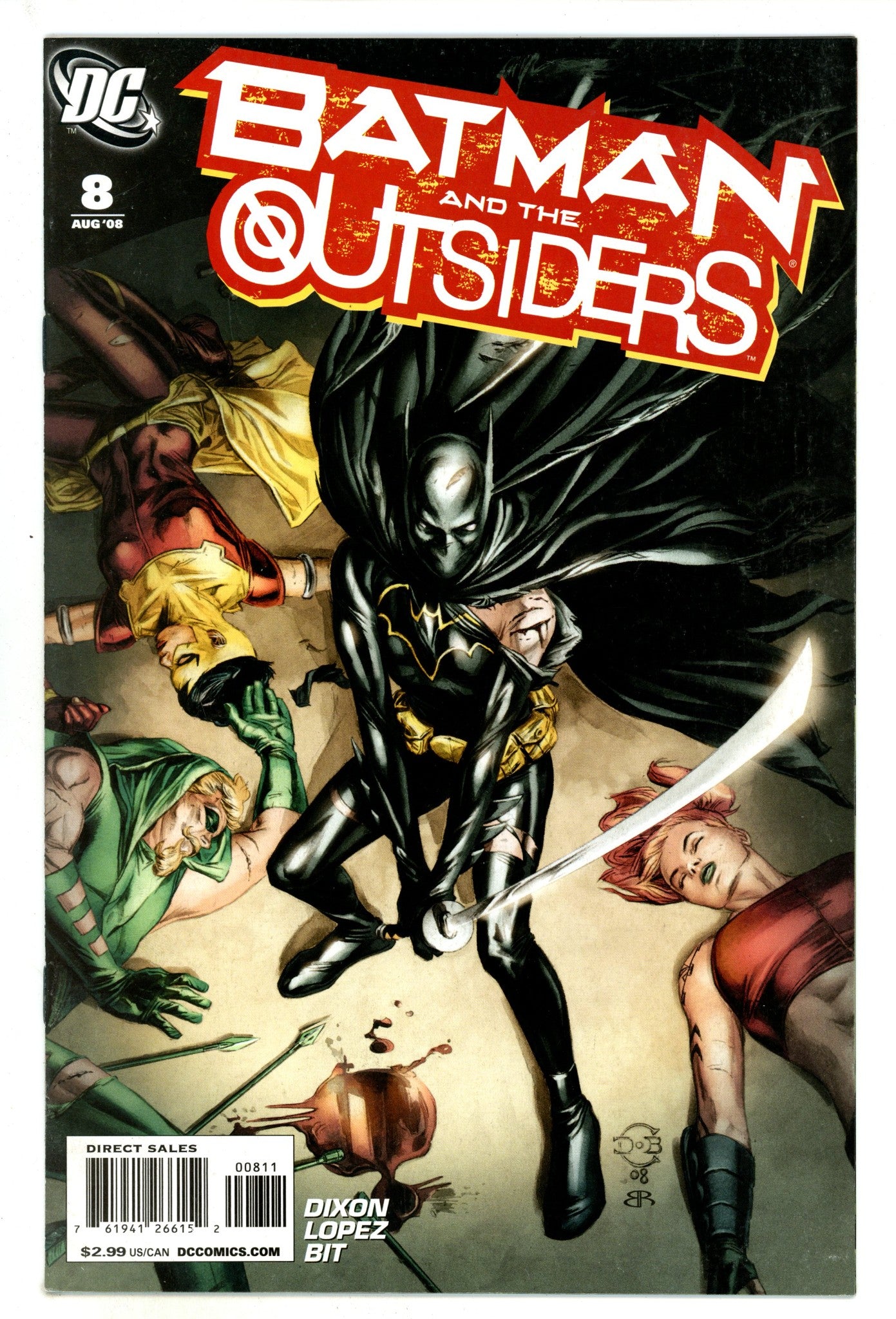 Batman and the Outsiders Vol 2 8 High Grade (2008) 