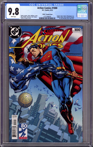 Action Comics Vol 3 1000 CGC 9.8 (NM/M) (2018) Steranko Variant