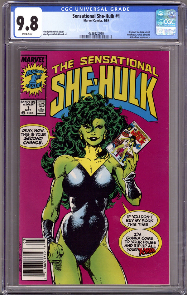 The Sensational She-Hulk 1 CGC 9.8 (NM/M) (1989)