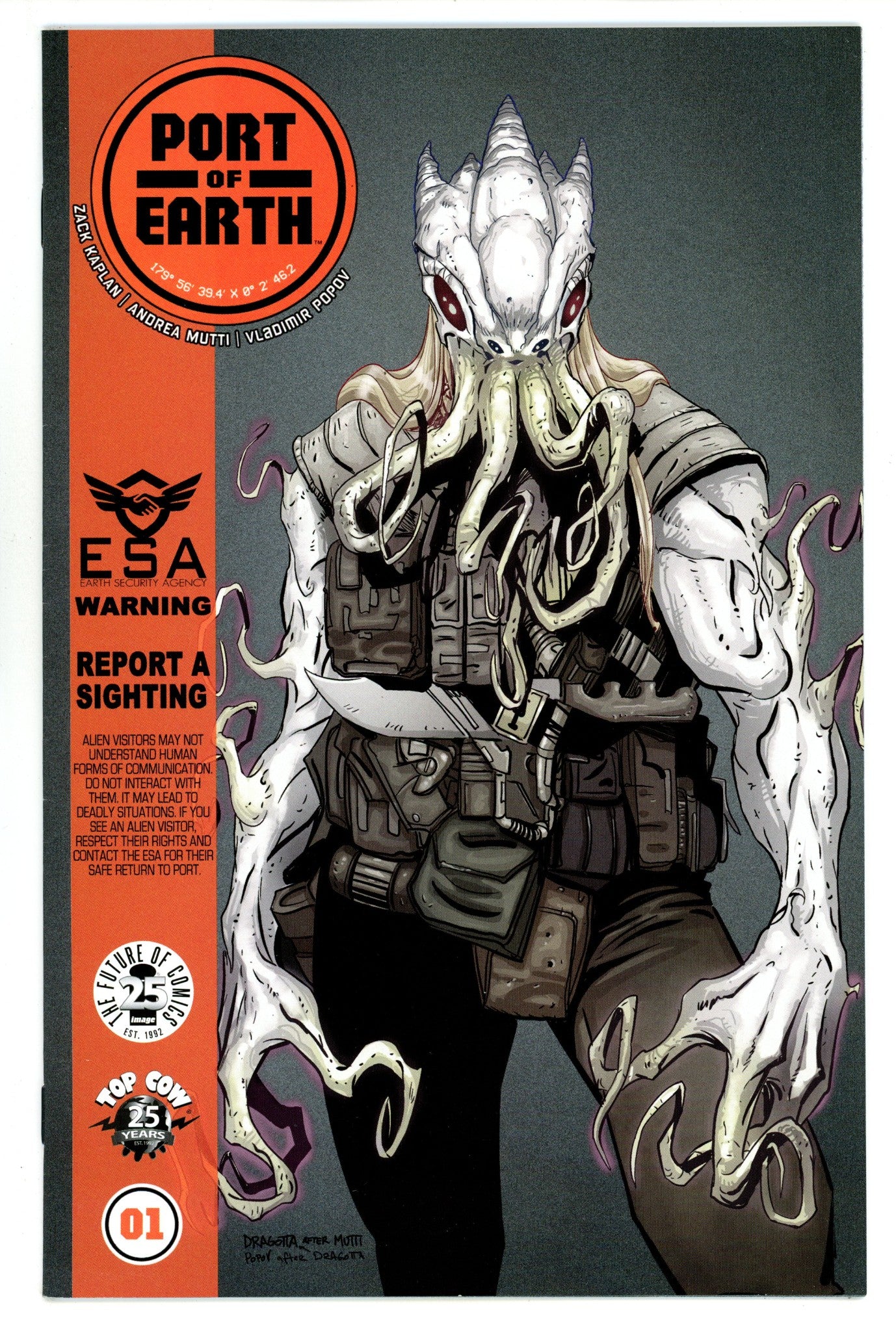 Port of Earth 1 High Grade (2017) Dragotta Variant 