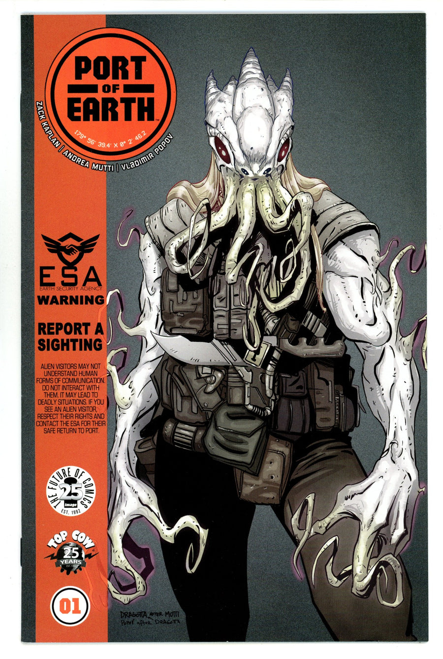 Port of Earth 1 High Grade (2017) Dragotta Variant 