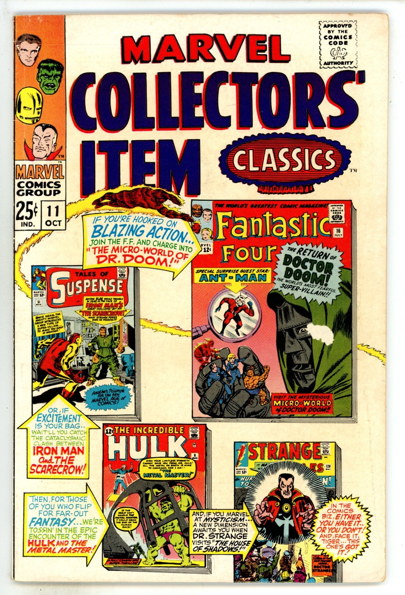 Marvel Collectors' Item Classics 11 FN- (5.5) (1967) 