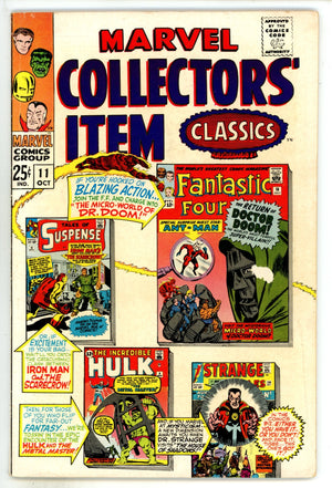 Marvel Collectors' Item Classics 11 FN- (5.5) (1967) 