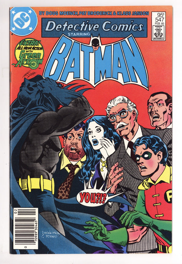 Detective Comics Vol 1 547 VF/NM (9.0) (1985) Canadian Price Variant