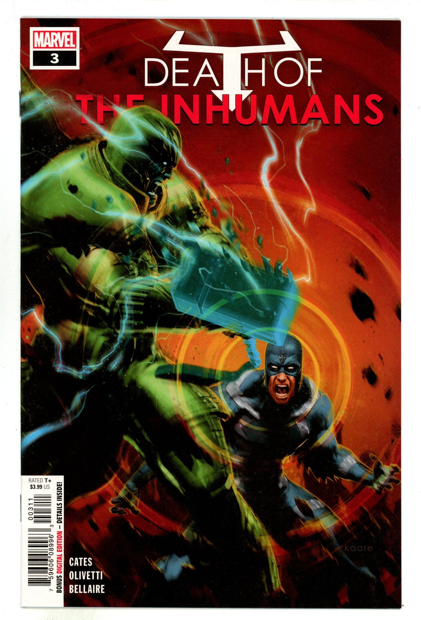 Death of the Inhumans 3 High Grade (2018) 
