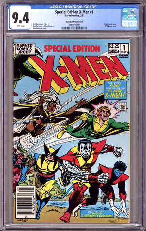 Special Edition X-Men 1 CGC 9.4 (NM) (1983) Canadian Price Variant