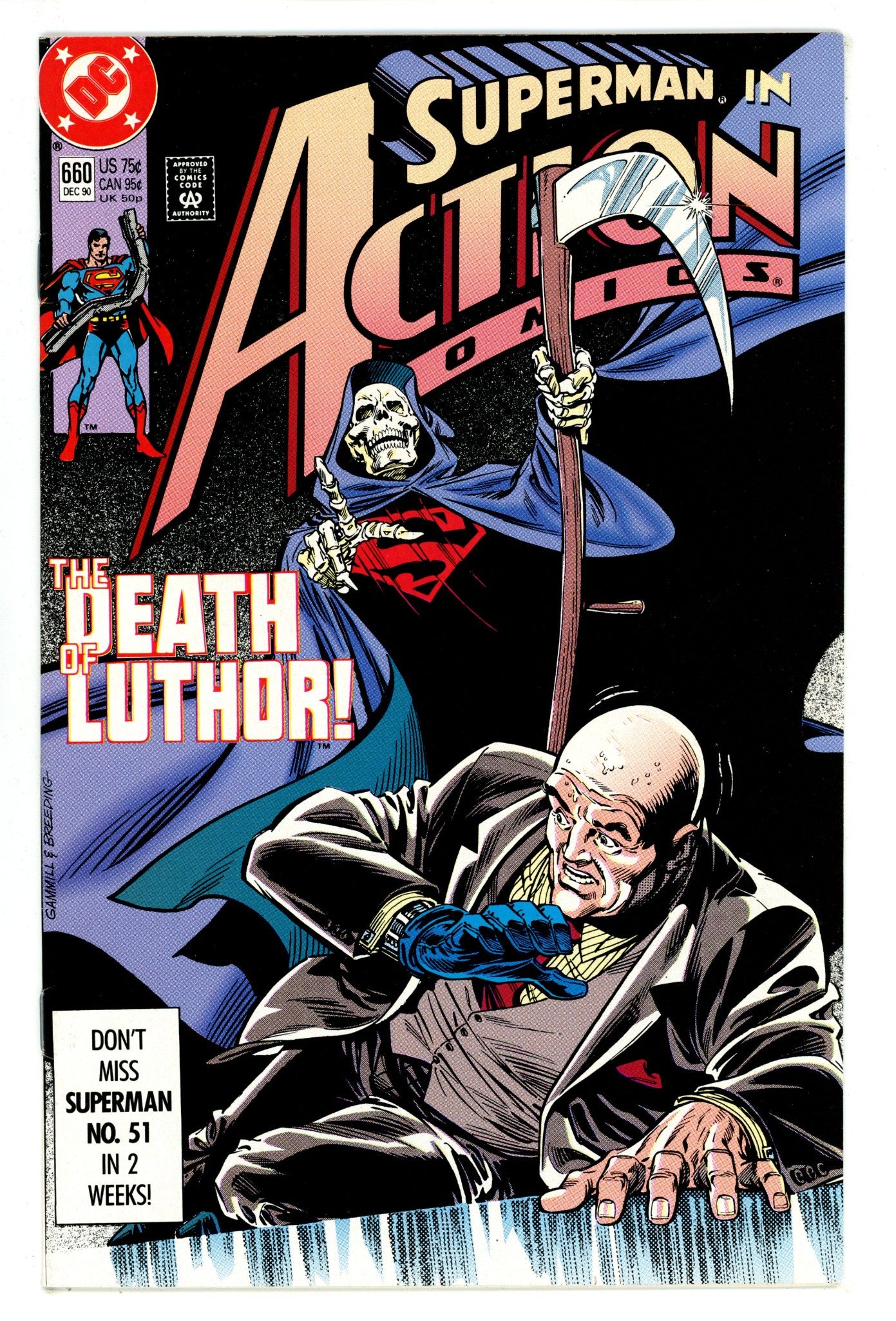 Action Comics Vol 1 660 High Grade (1990) 