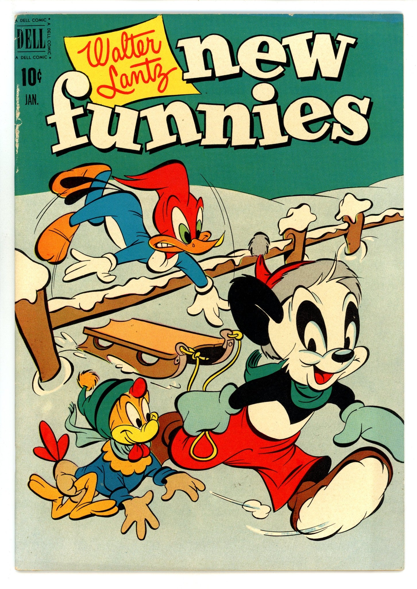 Walter Lantz New Funnies 179 VF- (7.5) (1952) 