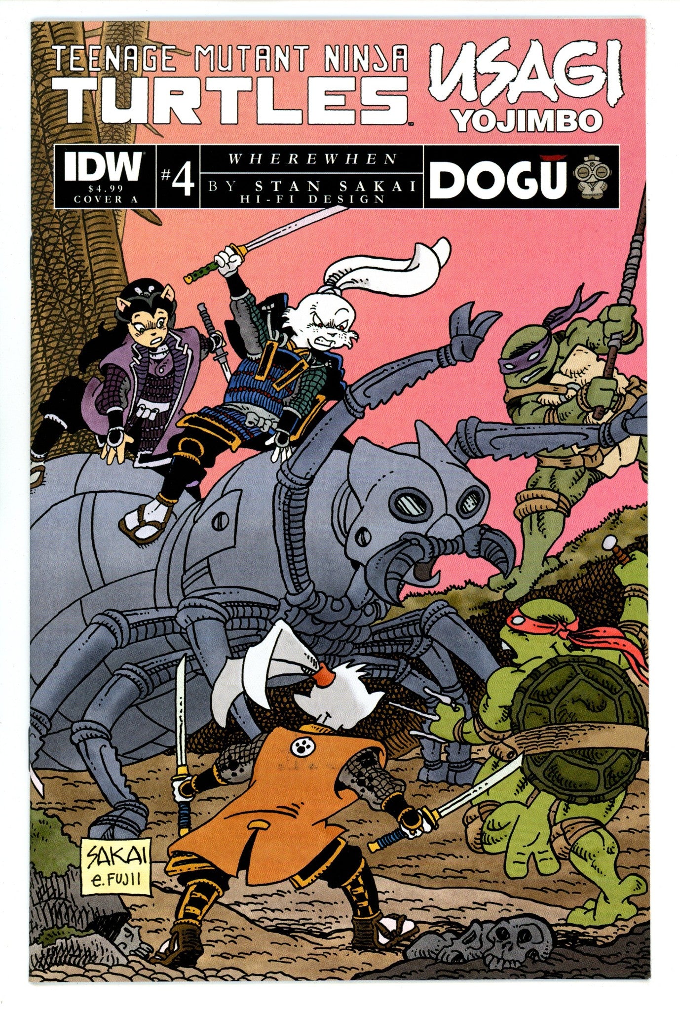 Teenage Mutant Ninja Turtles / Usagi Yojimbo: Wherewhen 4 High Grade (2023) 