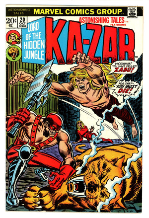 Astonishing Tales Vol 1 20 VF- (7.5) (1973) 