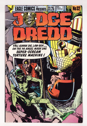 Judge Dredd Vol 1 32 High Grade (1986)