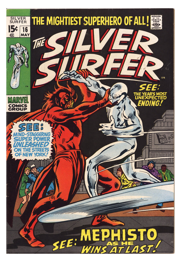 The Silver Surfer Vol 1 16 VF- (7.5) (1970)