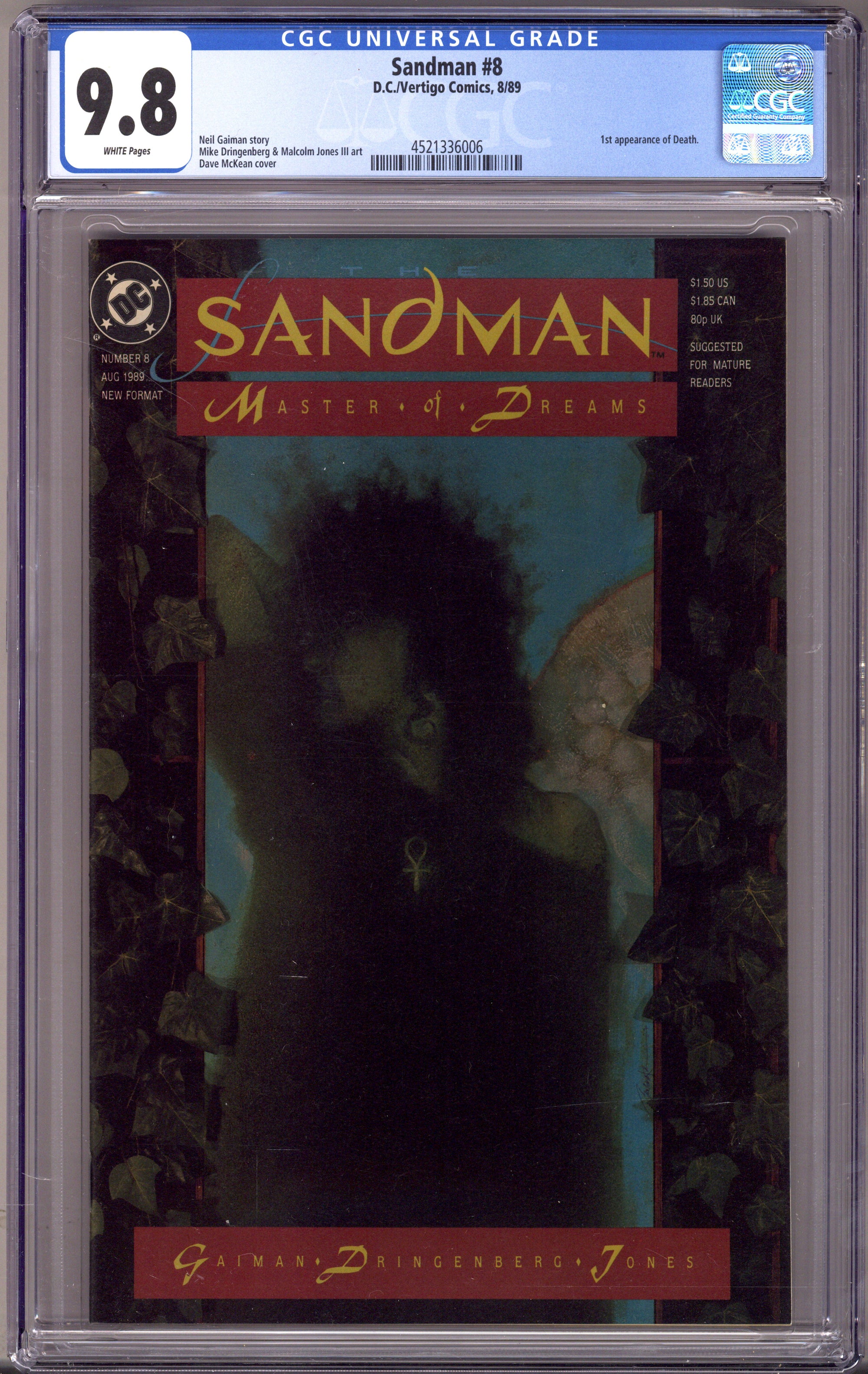 Sandman Vol 2 8 CGC 9.8 (NM/M) (1989) 