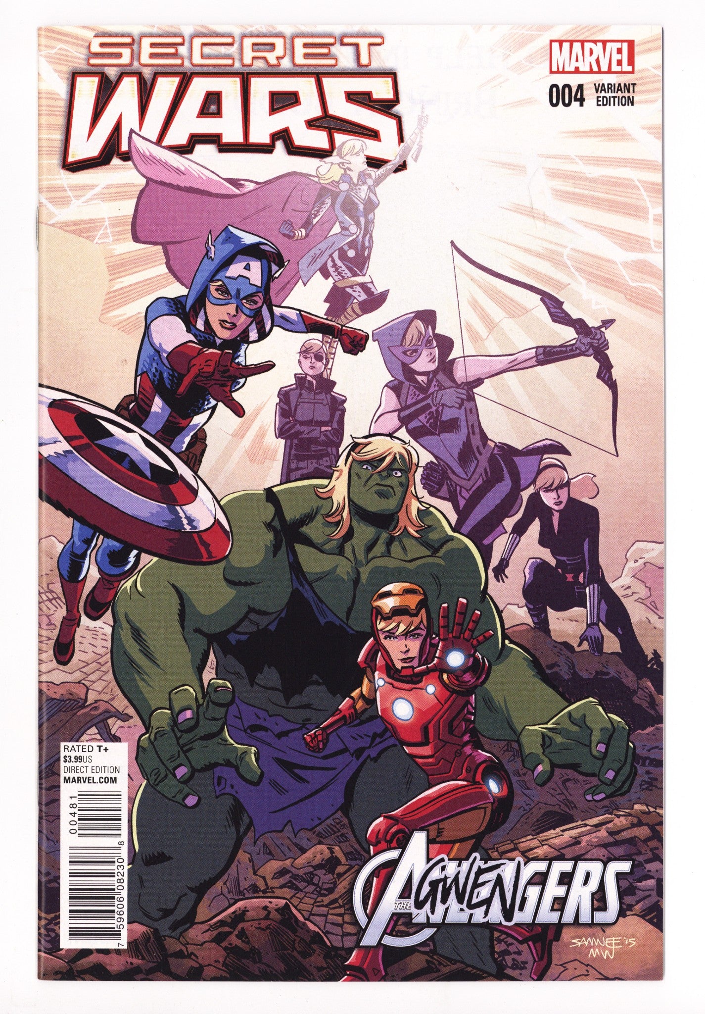 Secret Wars 4 High Grade (2015) Samnee Variant 