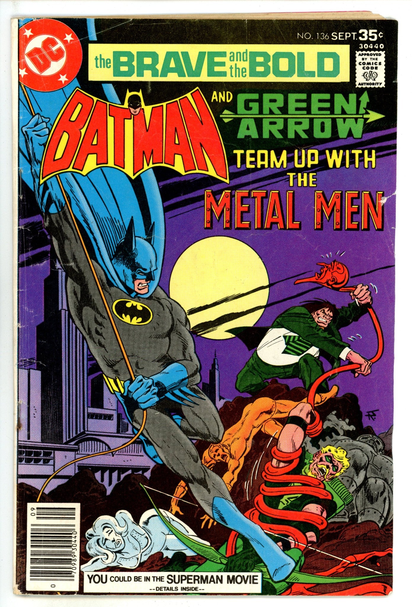 The Brave and the Bold Vol 1 136 Very Low Grade (1977) 