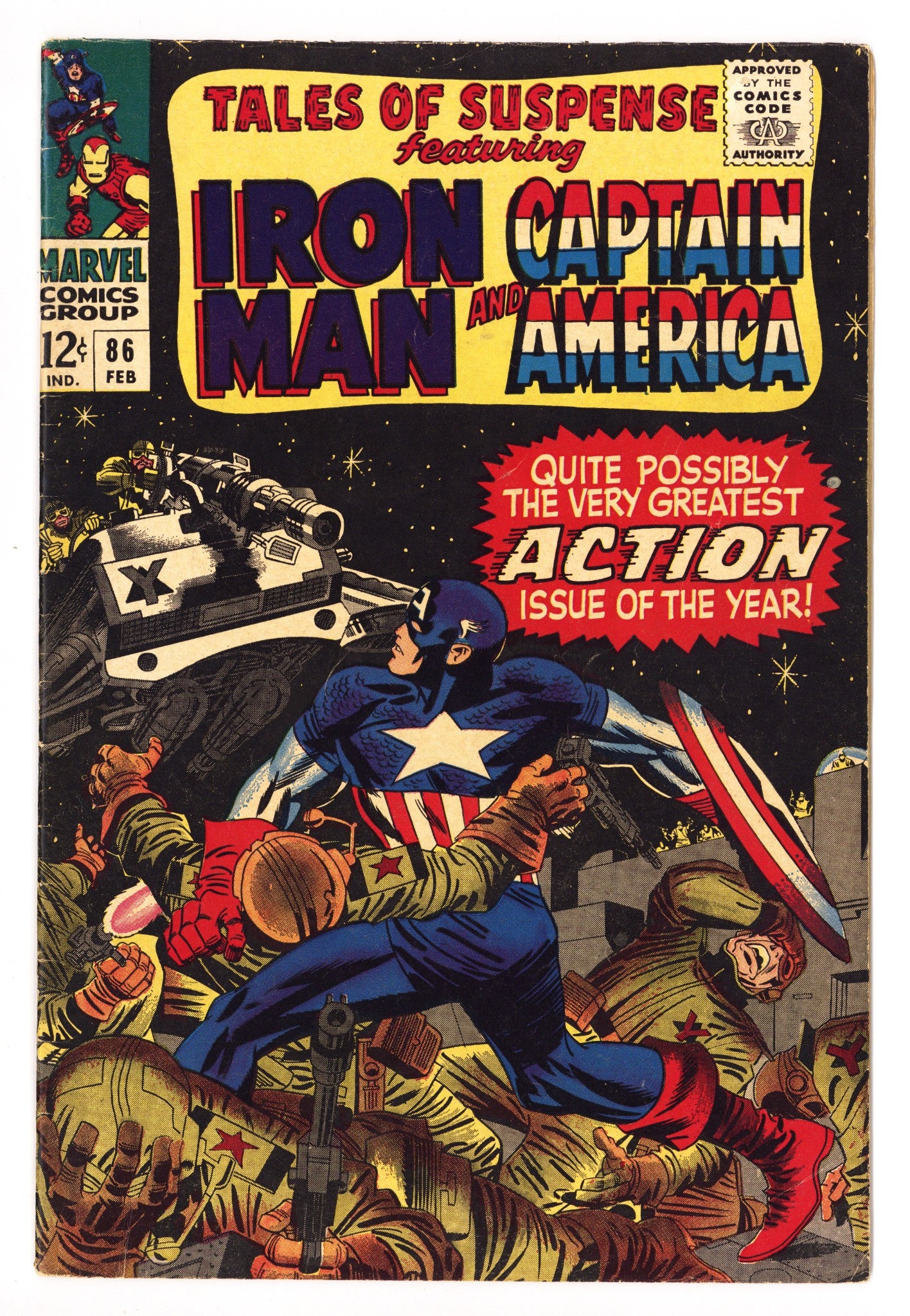 Tales of Suspense Vol 1 86 VG/FN (5.0) (1967) 