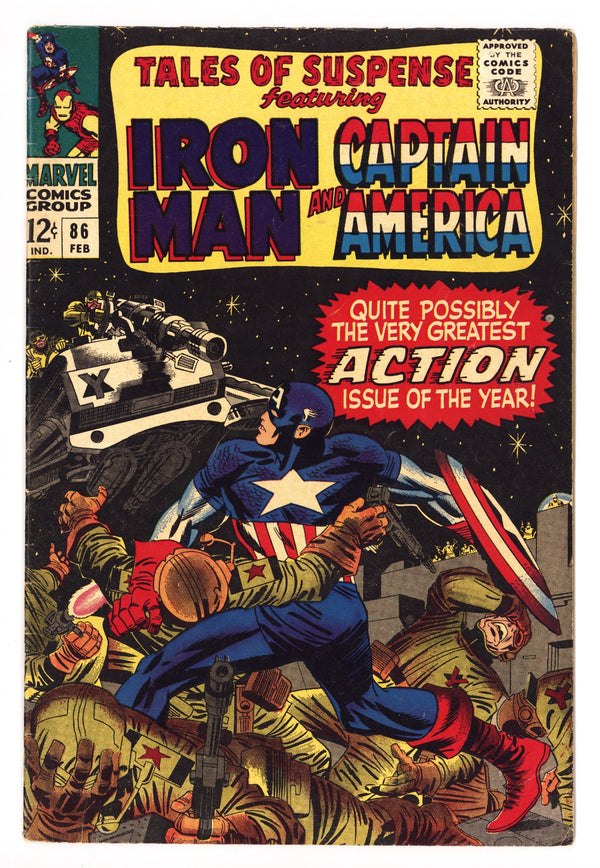 Tales of Suspense Vol 1 86 VG/FN (5.0) (1967)