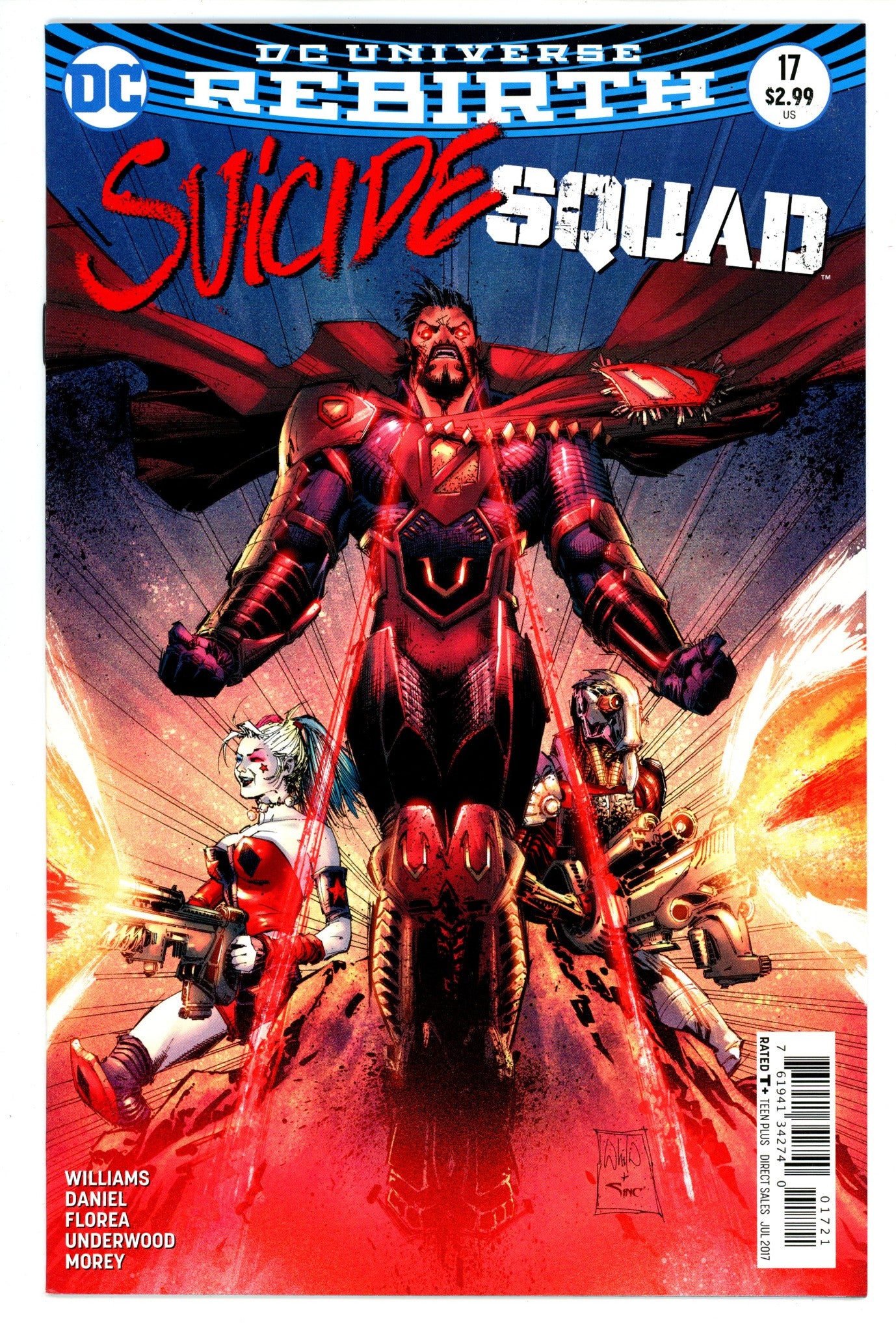 Suicide Squad Vol 4 17 High Grade (2017) Portacio Variant 