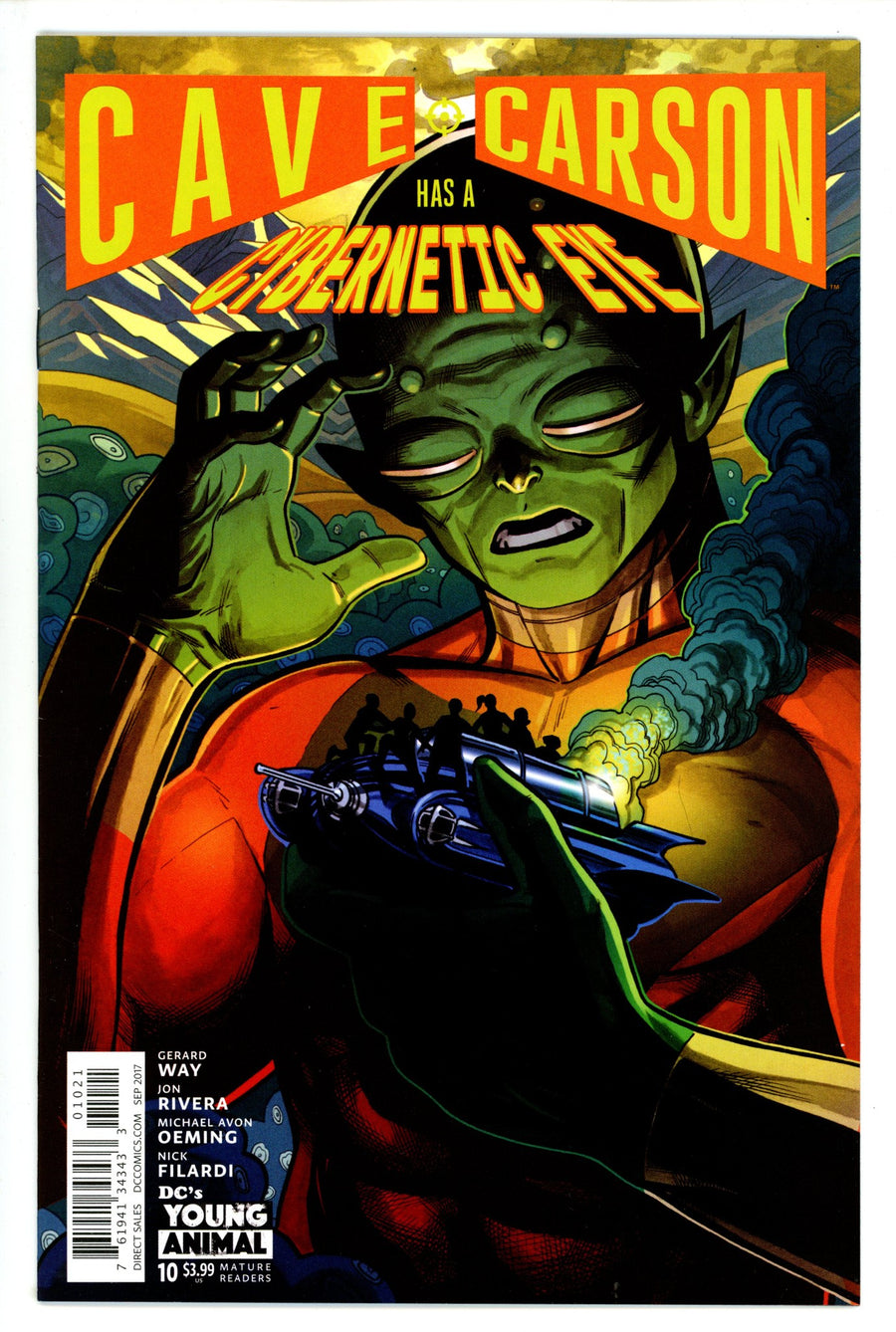 Cave Carson Has a Cybernetic Eye 10 High Grade (2017) Dewey Variant 