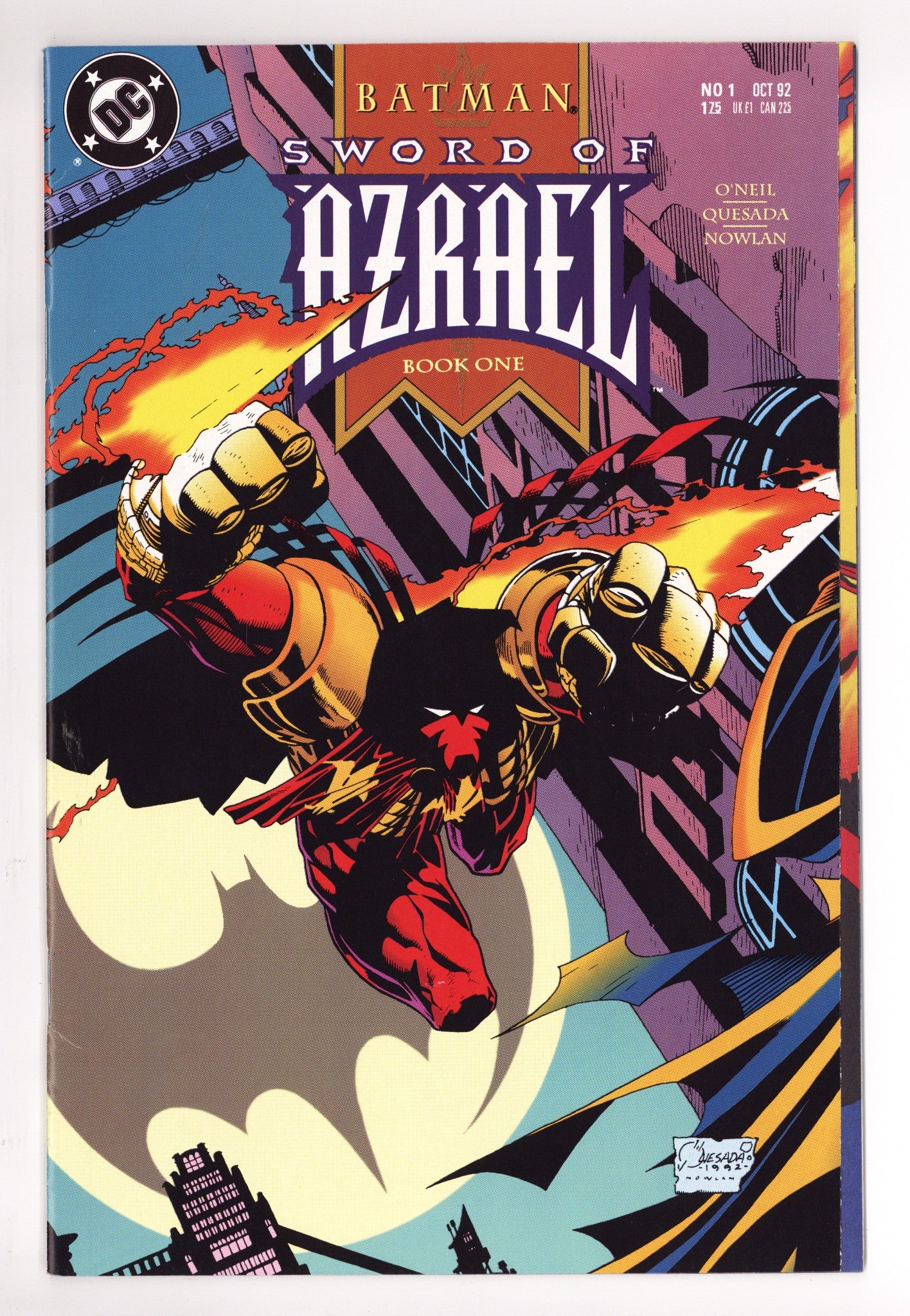 Batman: Sword of Azrael 1 Mid Grade (1992) 