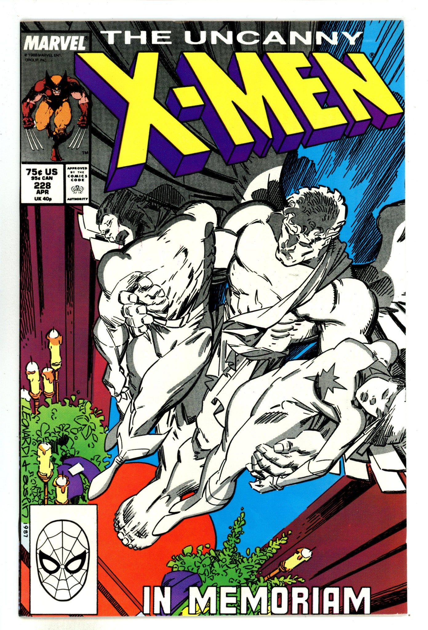 The Uncanny X-Men Vol 1 228 High Grade (1988) 