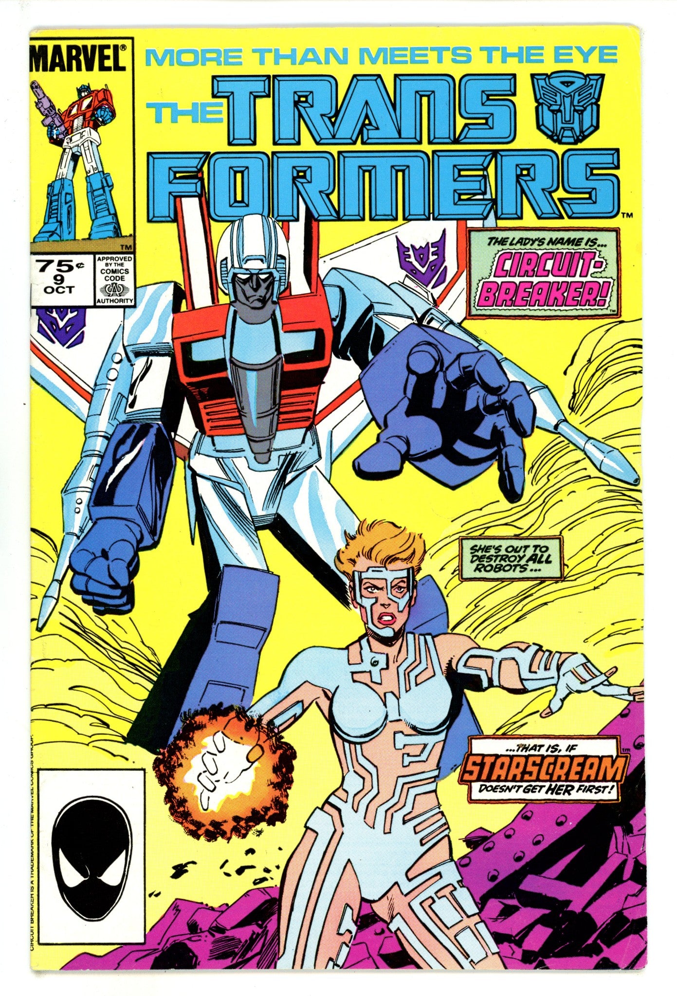The Transformers 9 Mid Grade (1985) 2nd Print 