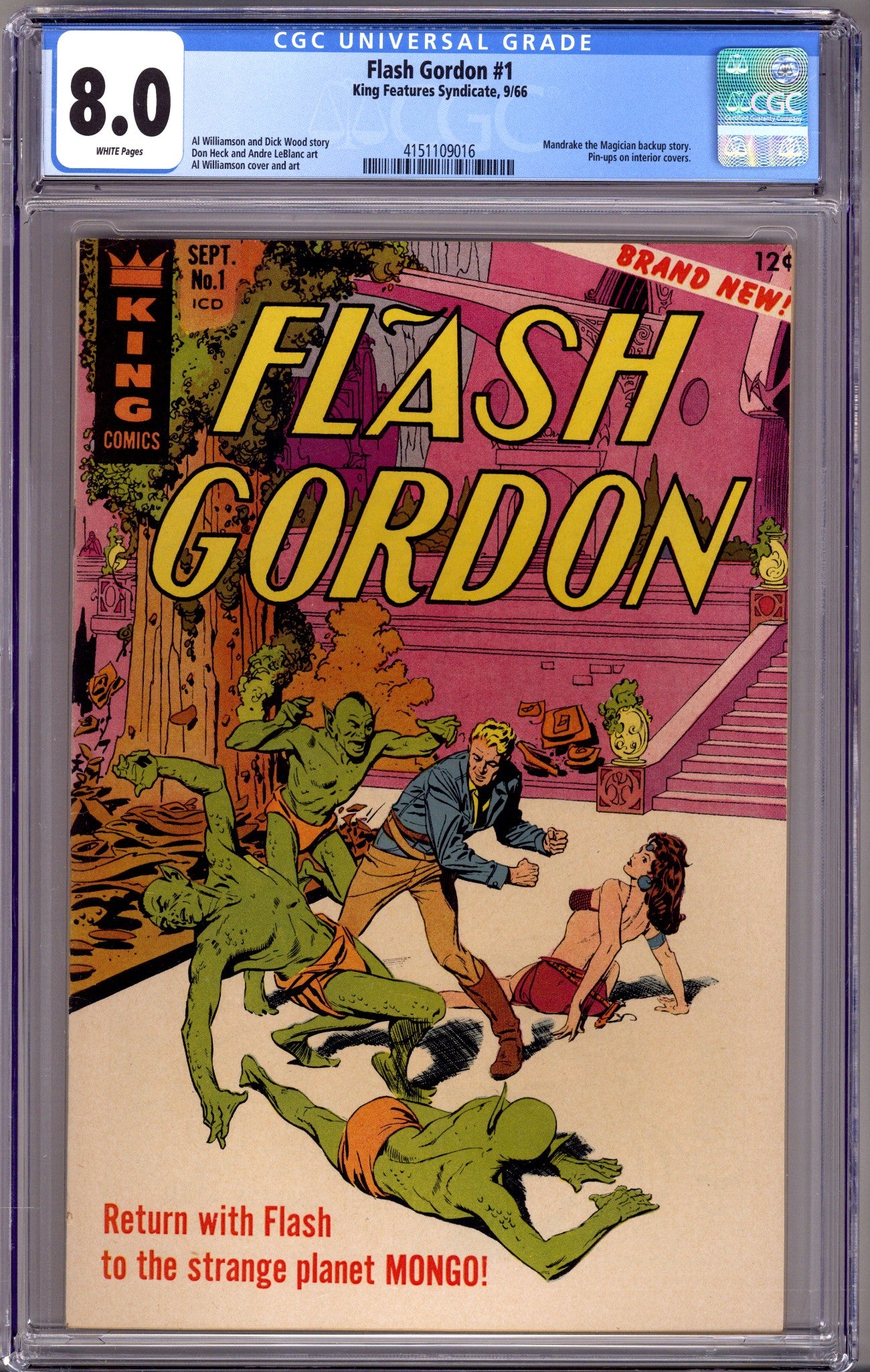 Flash Gordon 1 CGC 8.0 (VF) (1966) 