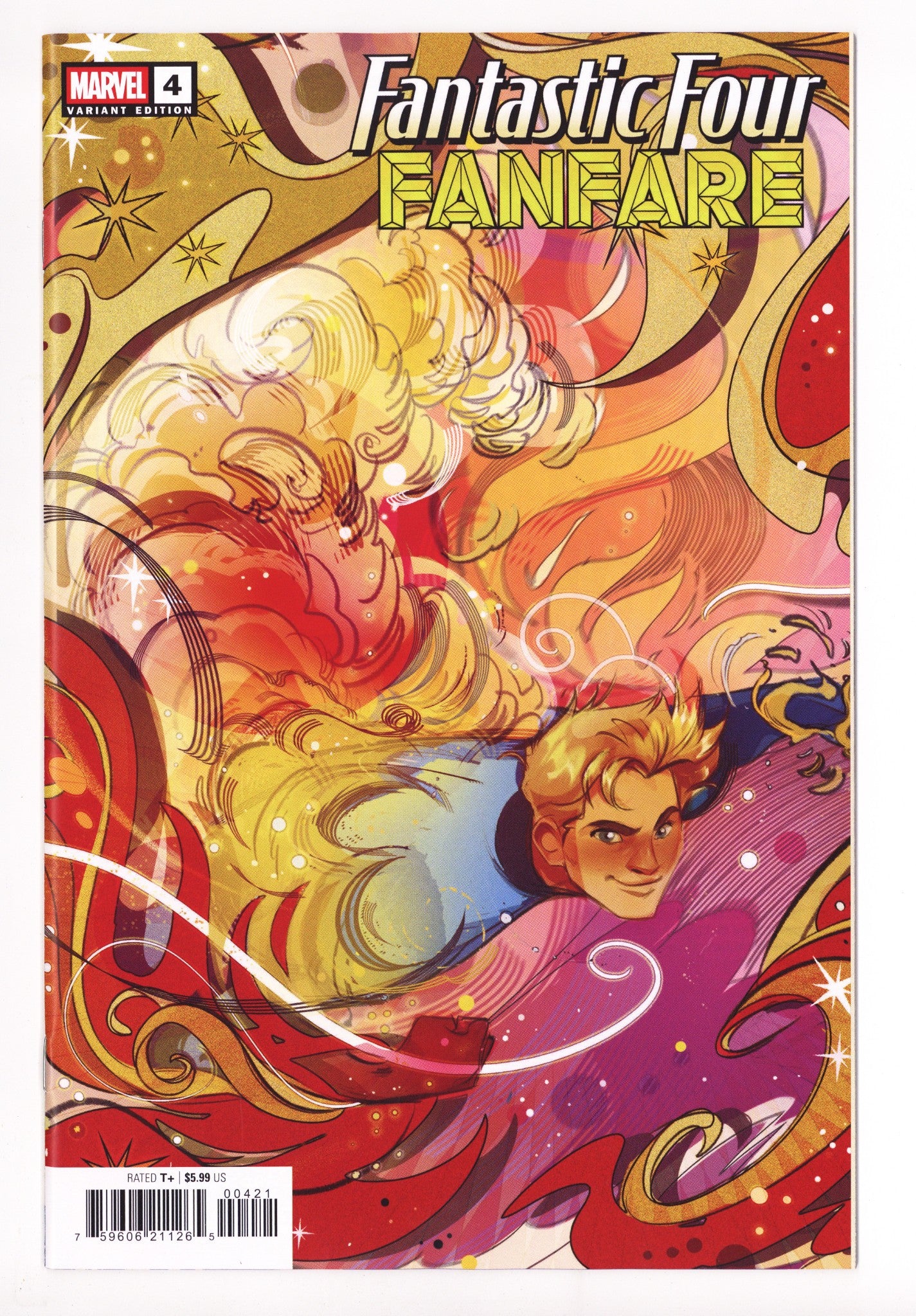 Fantastic Four Fanfare 4 Baldari Connecting Variant (2025)